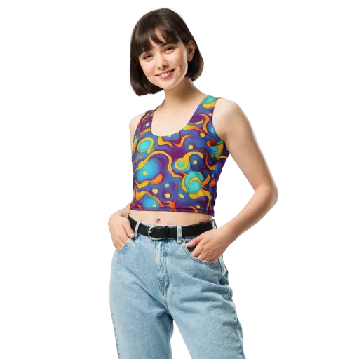 Pelton Swirl on a Crop Top