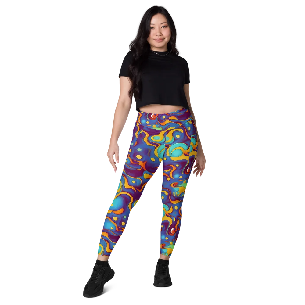 Pelton Swirl on Leggings with Pockets — Front