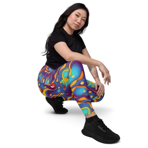 Pelton Swirl on a Leggings with Pockets