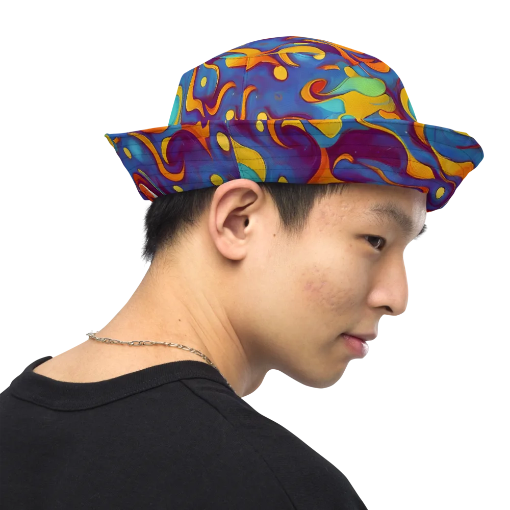 Pelton Swirl on Reversible Bucket Hat — Right Outside
