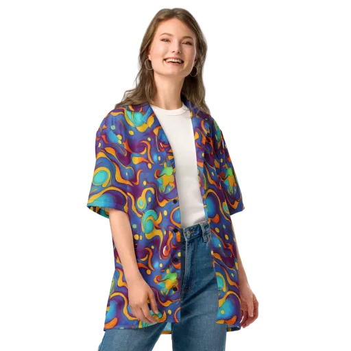 Pelton Swirl on a Button Shirt