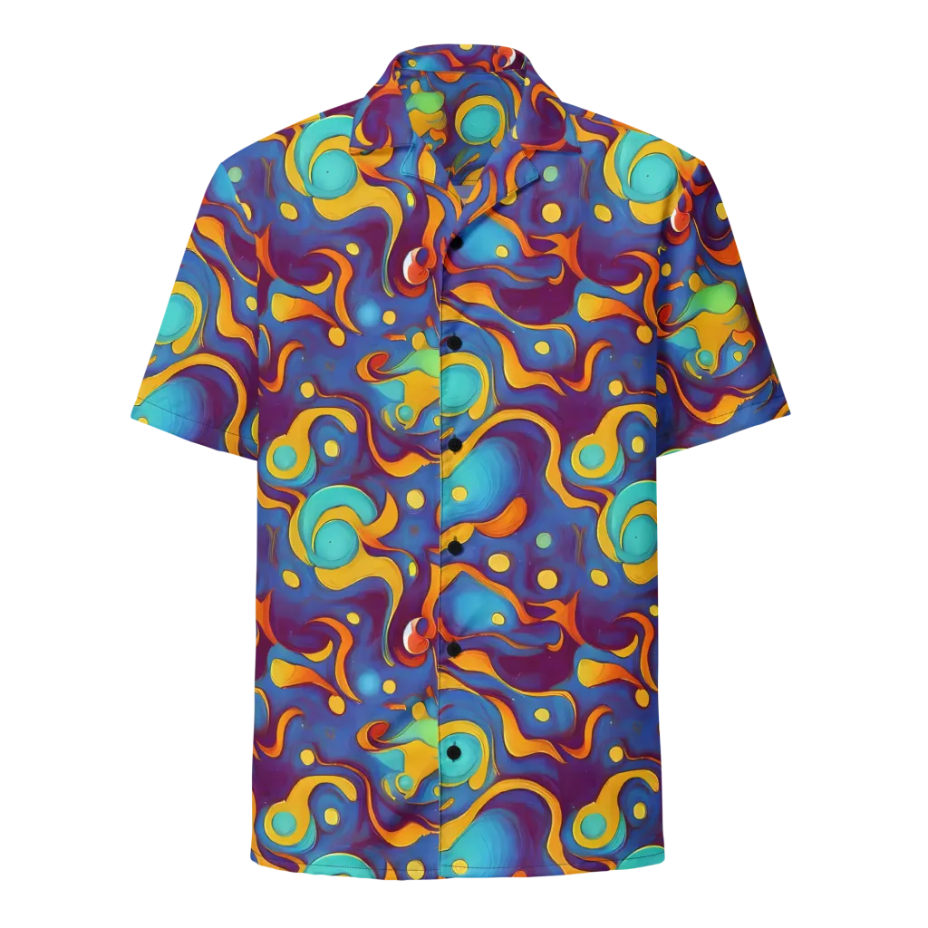 Pelton Swirl on Button Shirt — Front