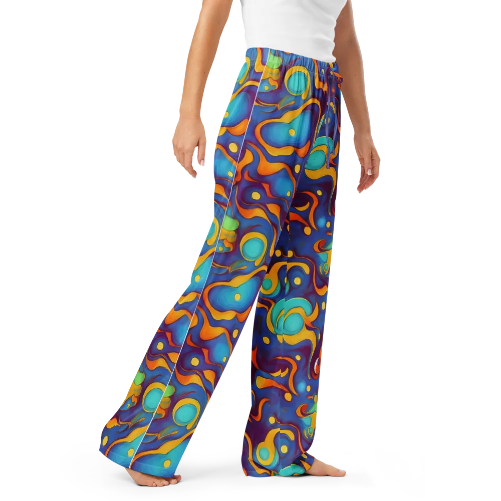 Pelton Swirl on Women's Pajama Pants — Right Front