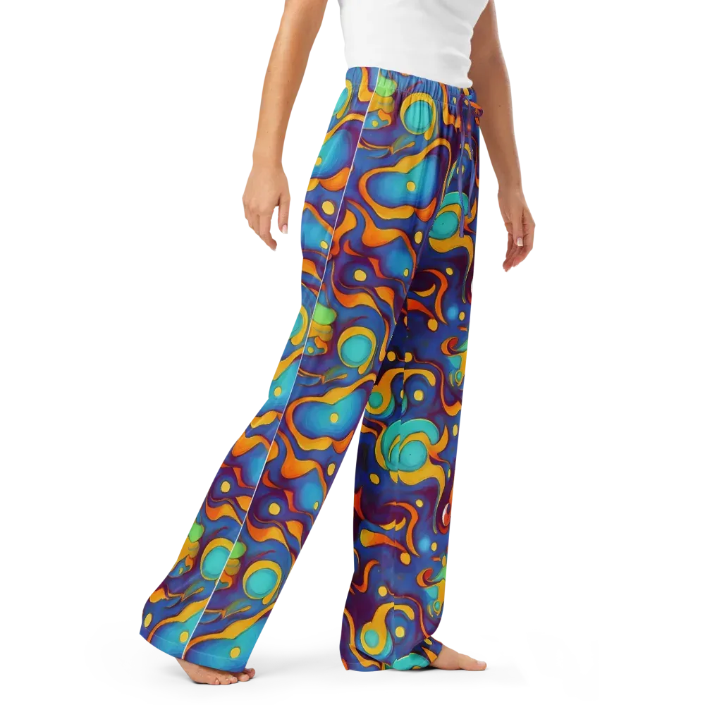 Pelton Swirl on Women's Pajama Pants — Right Front