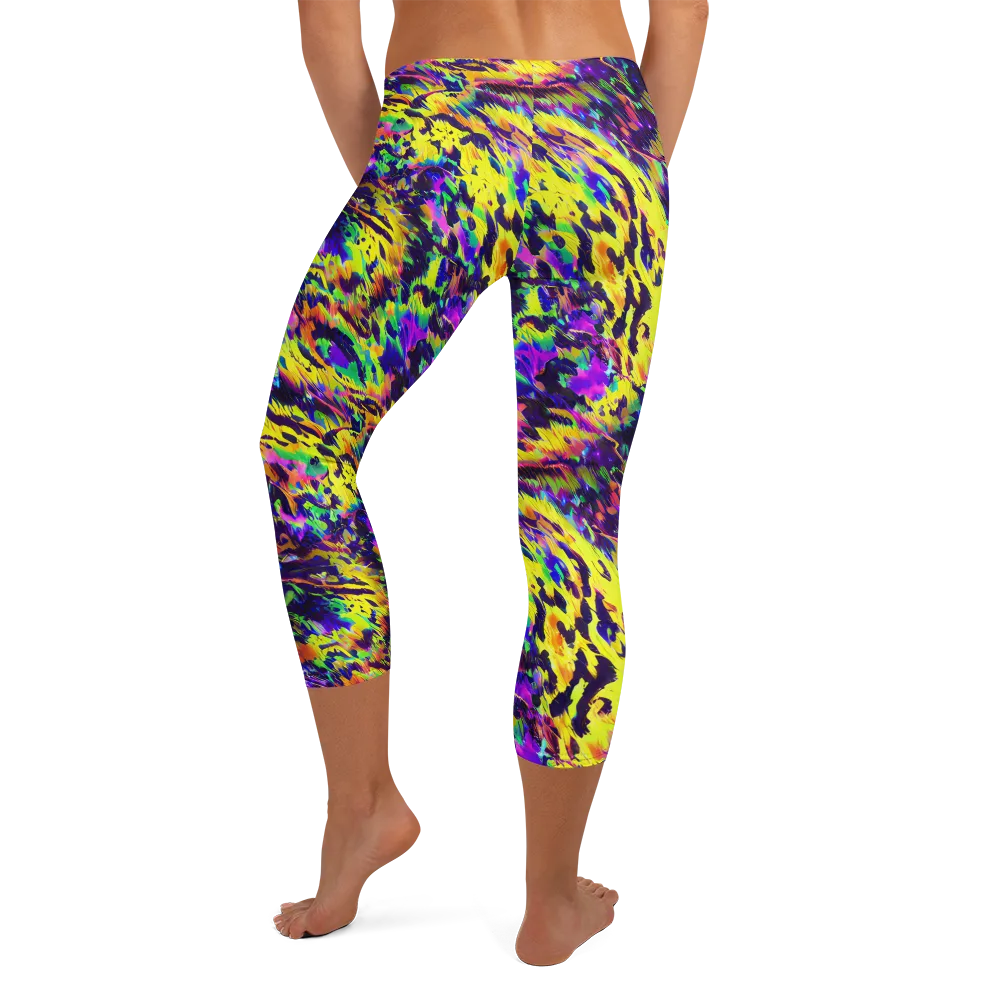 Colorstorm Noir on Capri Leggings — Back