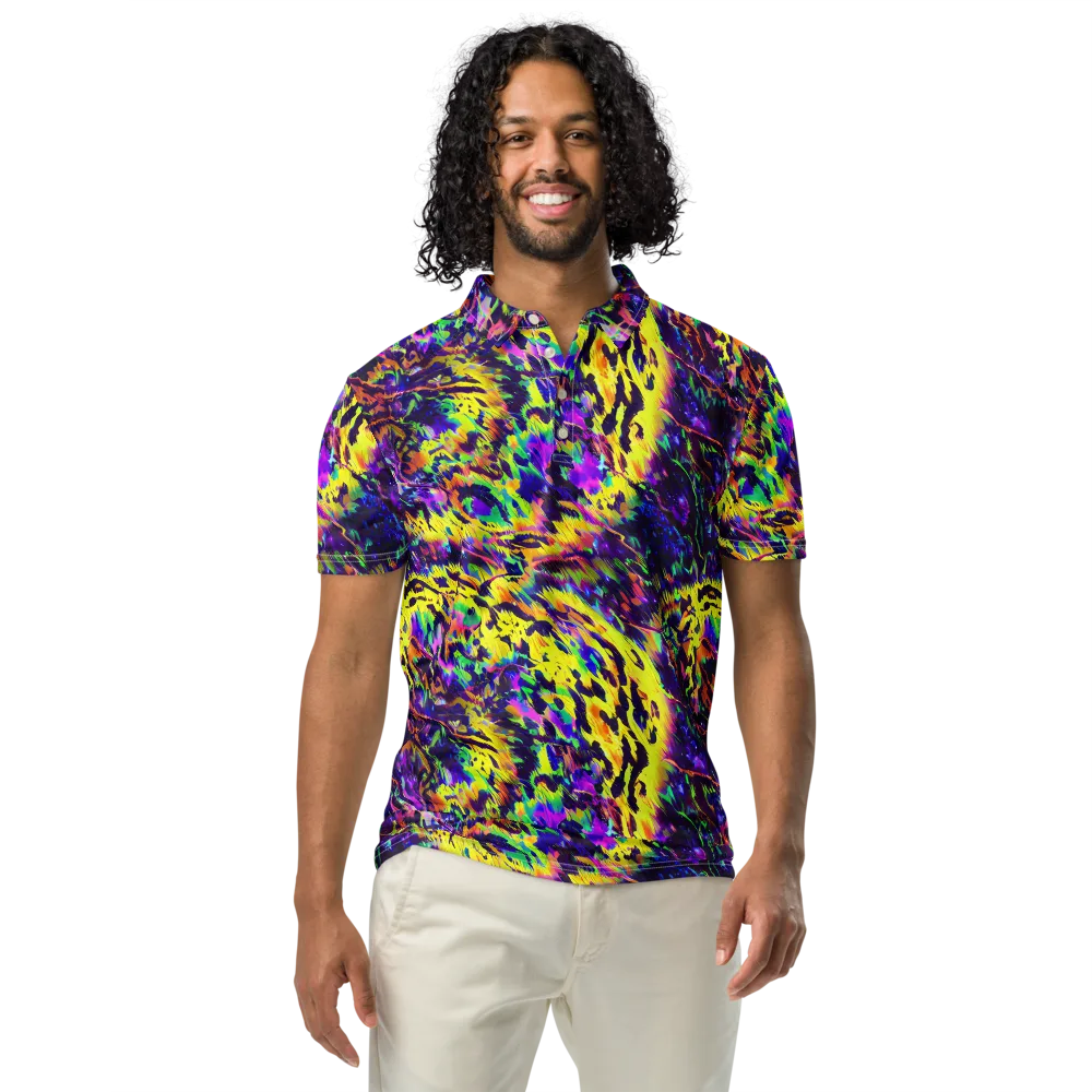 Colorstorm Noir on Men's Slim Fit Polo Shirt — Front
