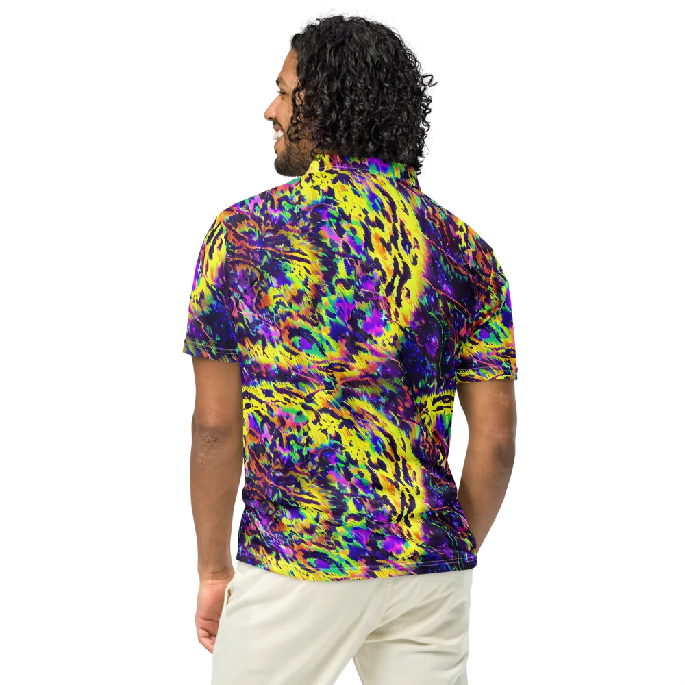 Colorstorm Noir on Men's Slim Fit Polo Shirt — Back