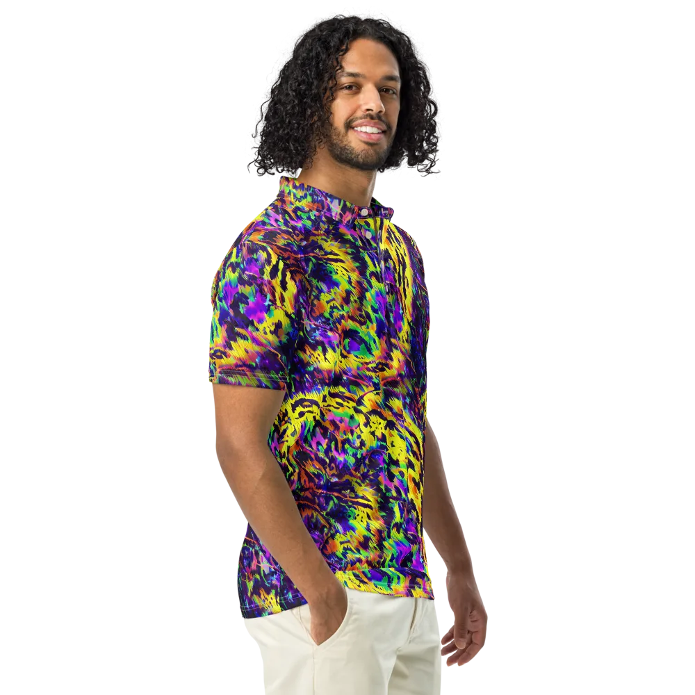 Colorstorm Noir on Men's Slim Fit Polo Shirt — Right Front
