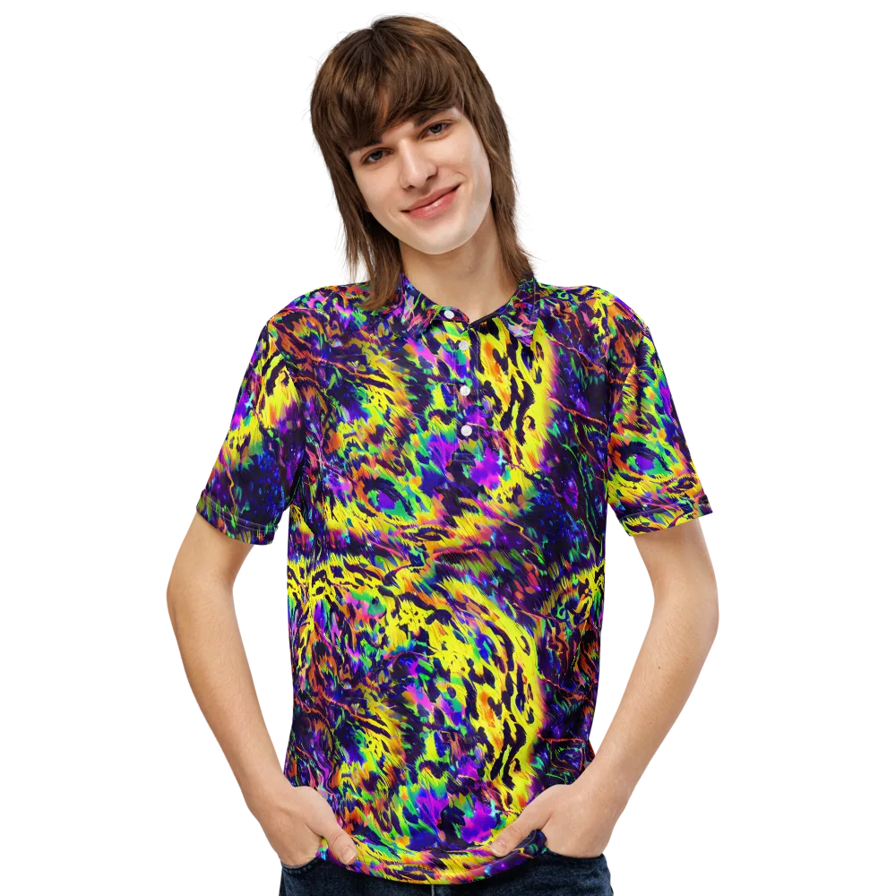 Colorstorm Noir on Men's Slim Fit Polo Shirt — Front