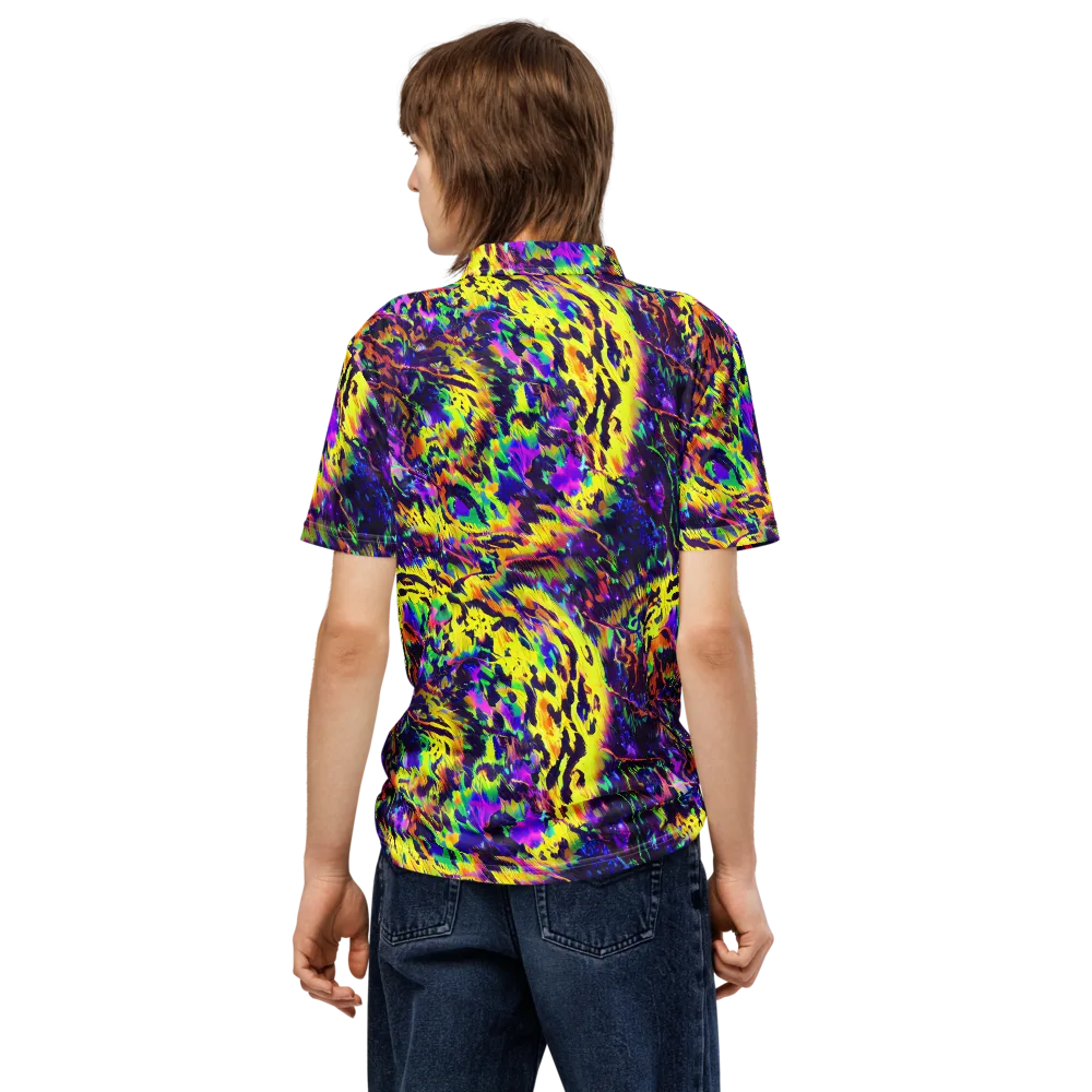 Colorstorm Noir on Men's Slim Fit Polo Shirt — Back