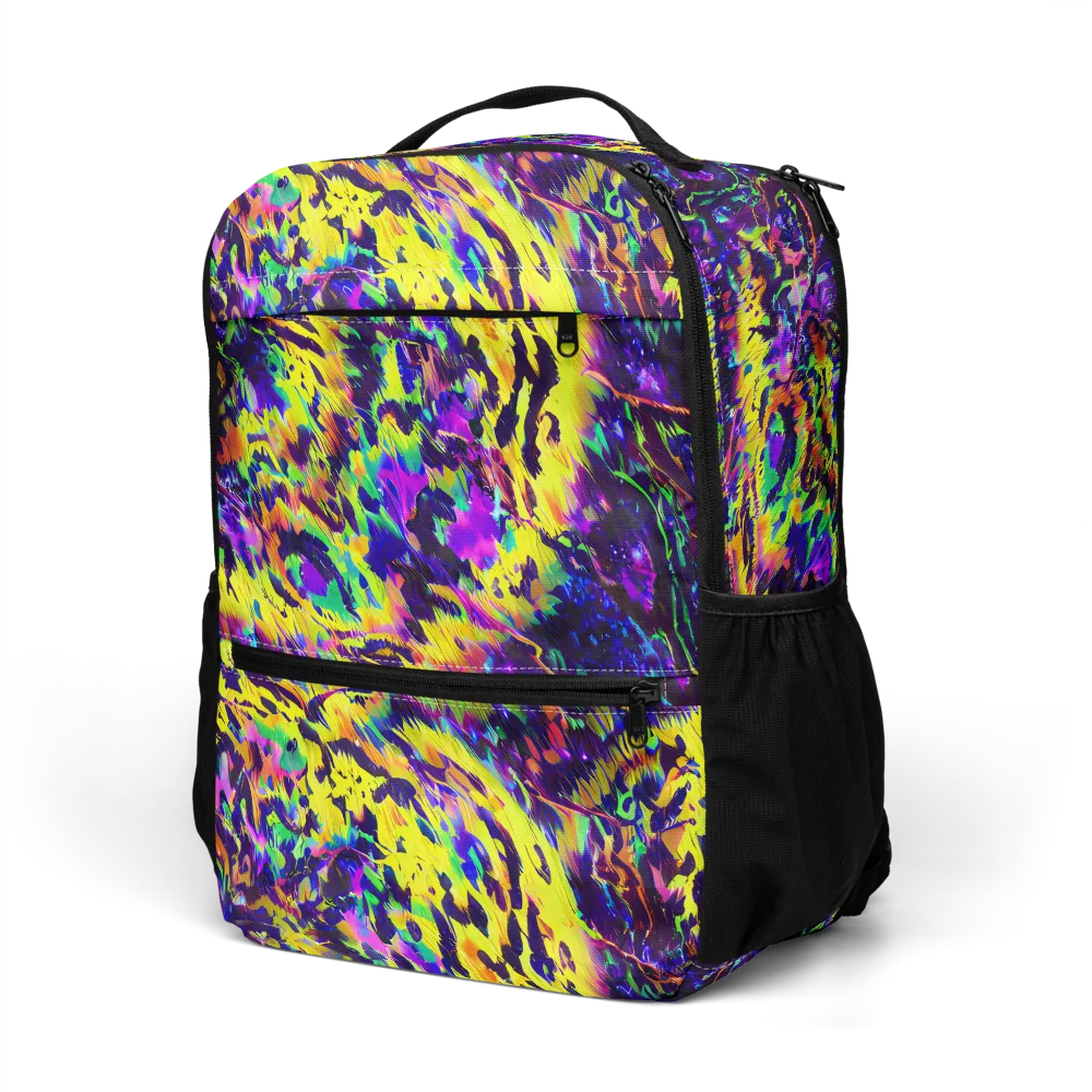 Colorstorm Noir on Utility Backpack — Left Front