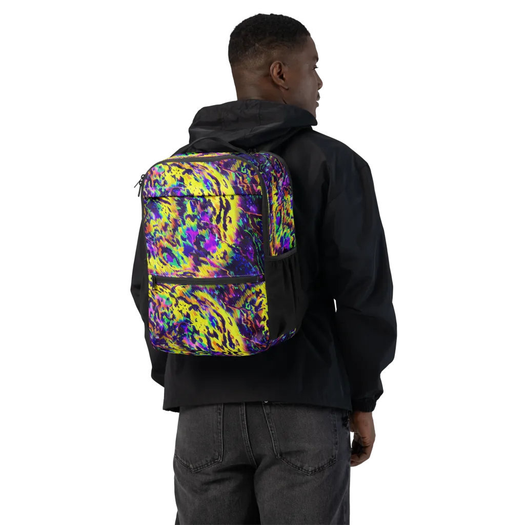 Colorstorm Noir on Utility Backpack — Back