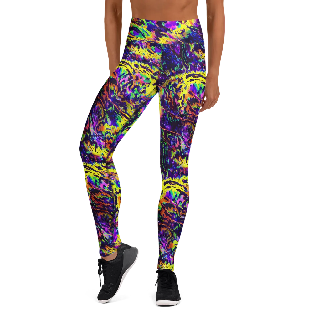 Colorstorm Noir on Yoga Leggings — Front