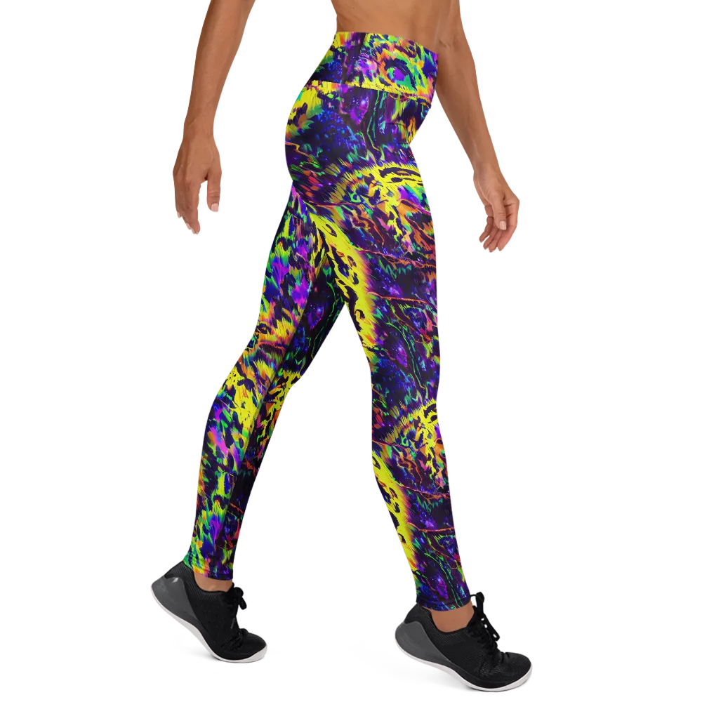 Colorstorm Noir on Yoga Leggings — Right