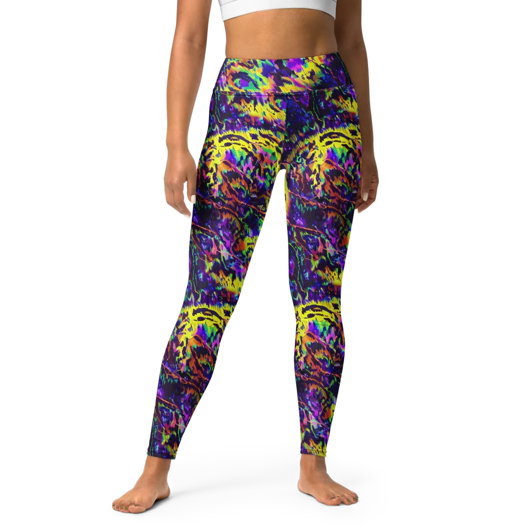 Colorstorm Noir on Yoga Leggings — Front