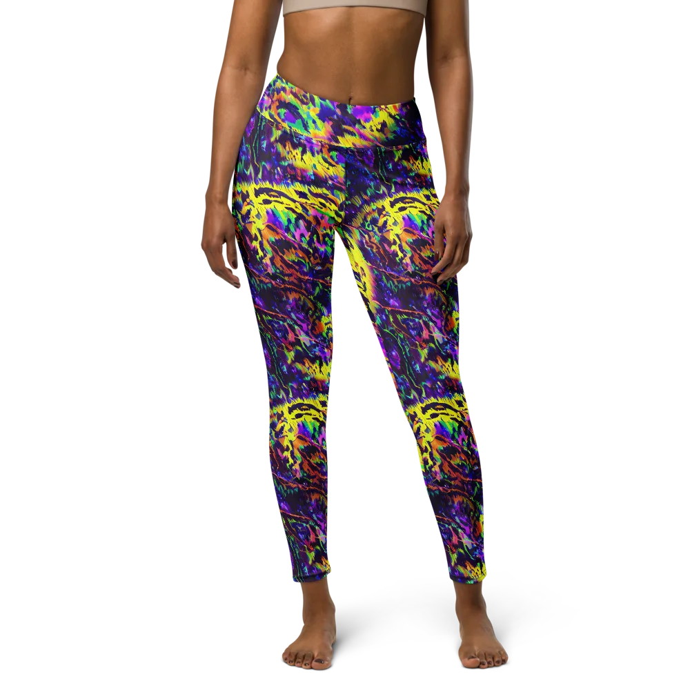 Colorstorm Noir on Yoga Leggings — Front