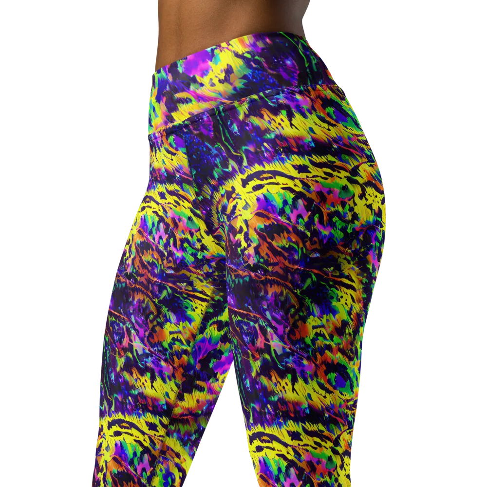 Colorstorm Noir on Yoga Leggings — Left Front