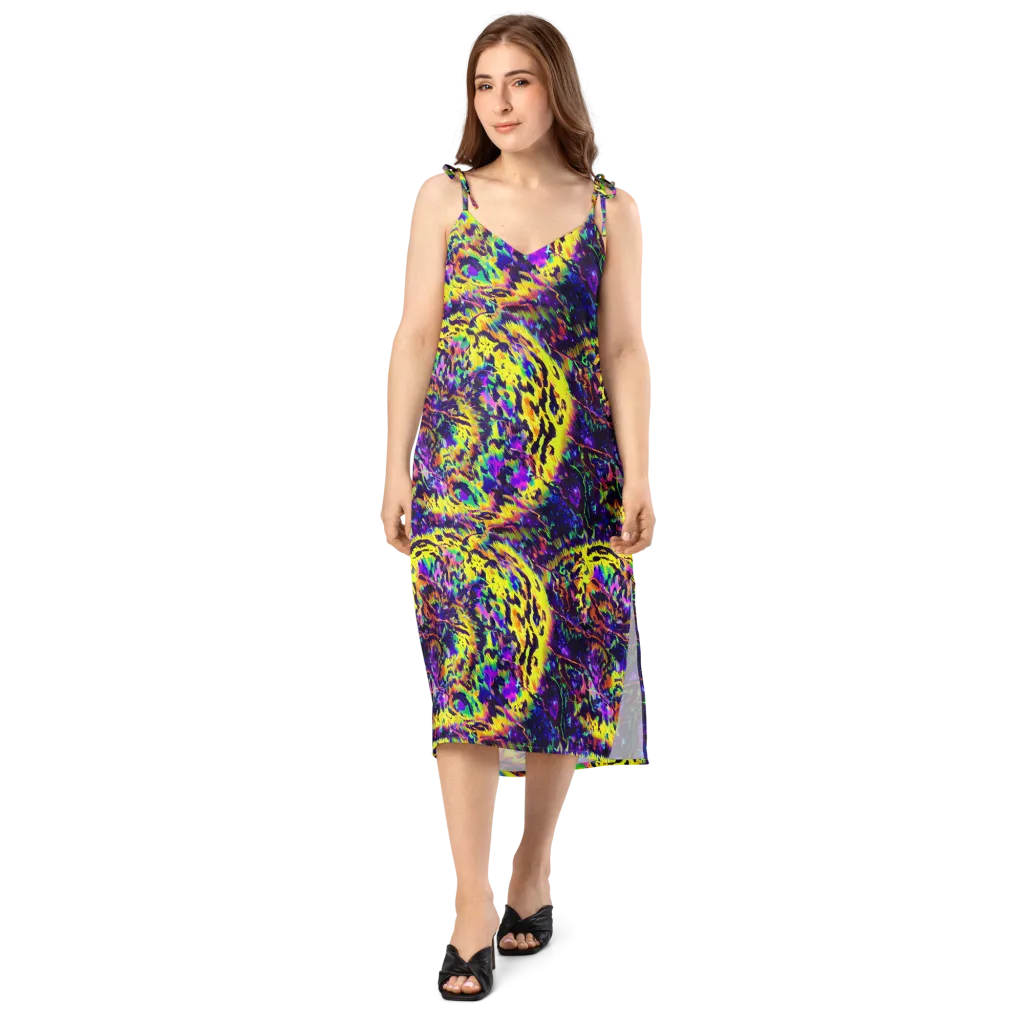 Colorstorm Noir on Slip Dress — Front