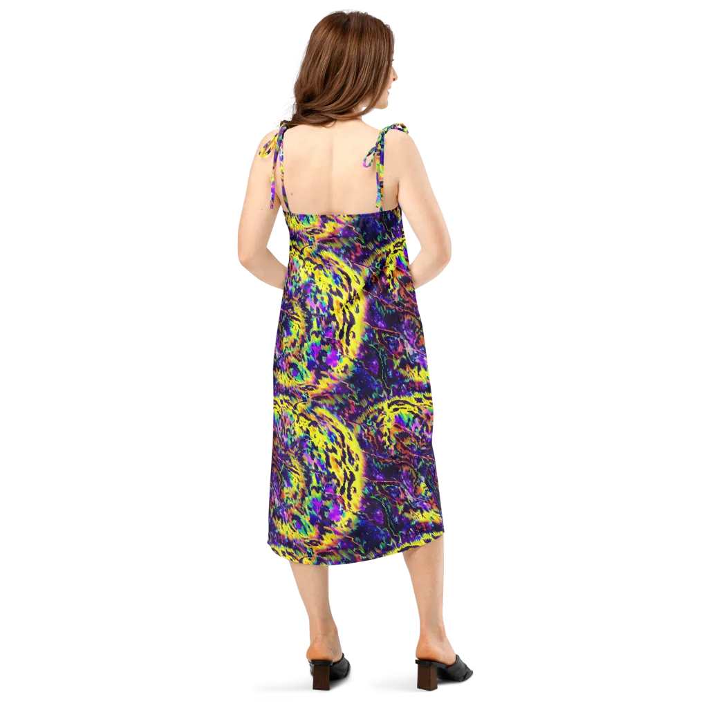 Colorstorm Noir on Slip Dress — Back