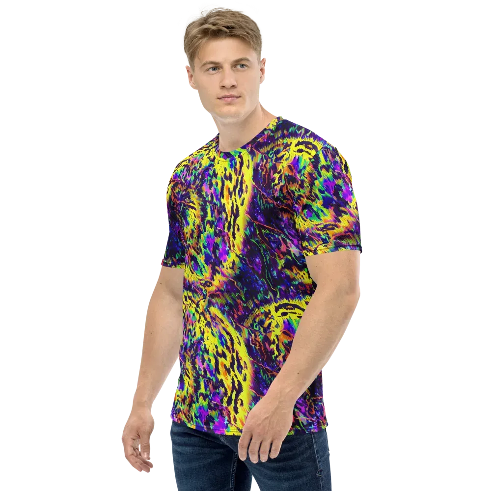 Colorstorm Noir on Men's Crew Neck T-Shirt — Left