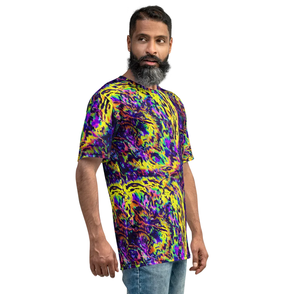 Colorstorm Noir on Men's Crew Neck T-Shirt — Right