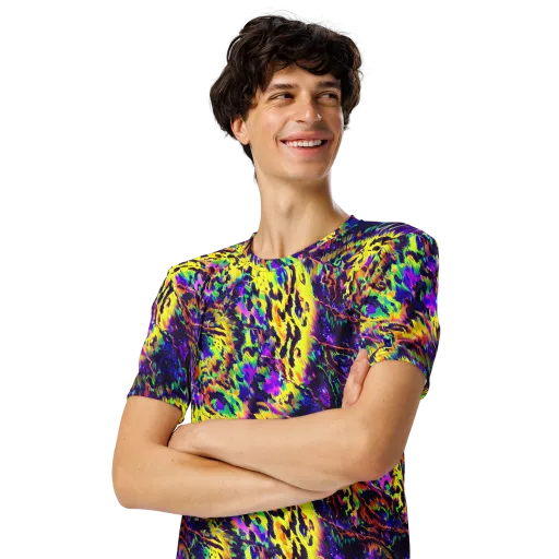 Colorstorm Noir on a Men's Crew Neck T-Shirt