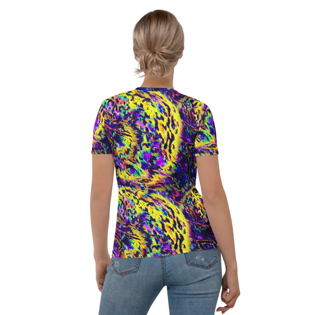 Colorstorm Noir on Women's Crew Neck T-Shirt — Back