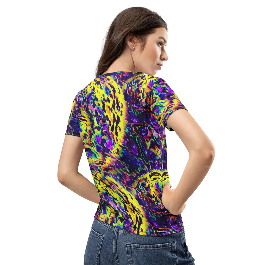 Colorstorm Noir on Women's Crew Neck T-Shirt — Back