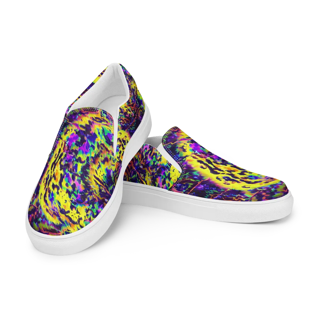 Colorstorm Noir on Men's Slip-On Canvas Shoes — Left Front
