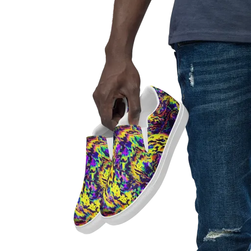 Colorstorm Noir on a Men's Slip-On Canvas Shoes