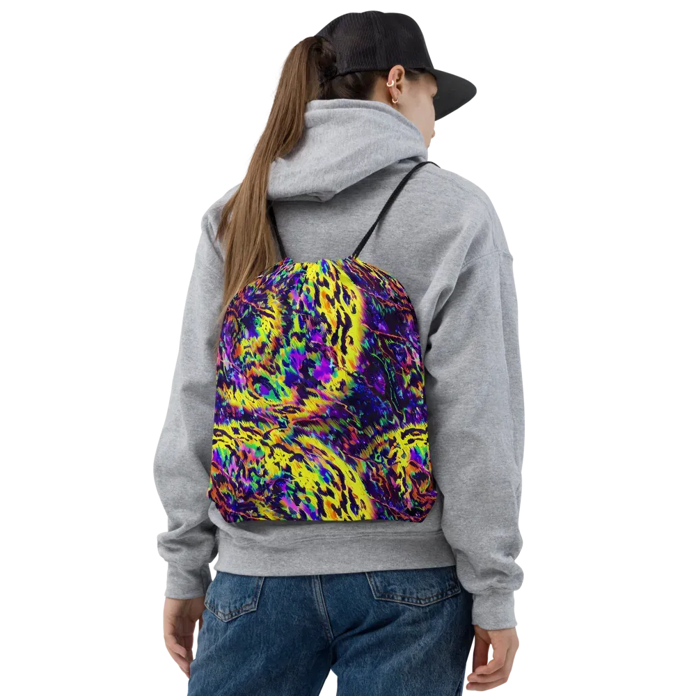 Colorstorm Noir on Drawstring Bag — Front