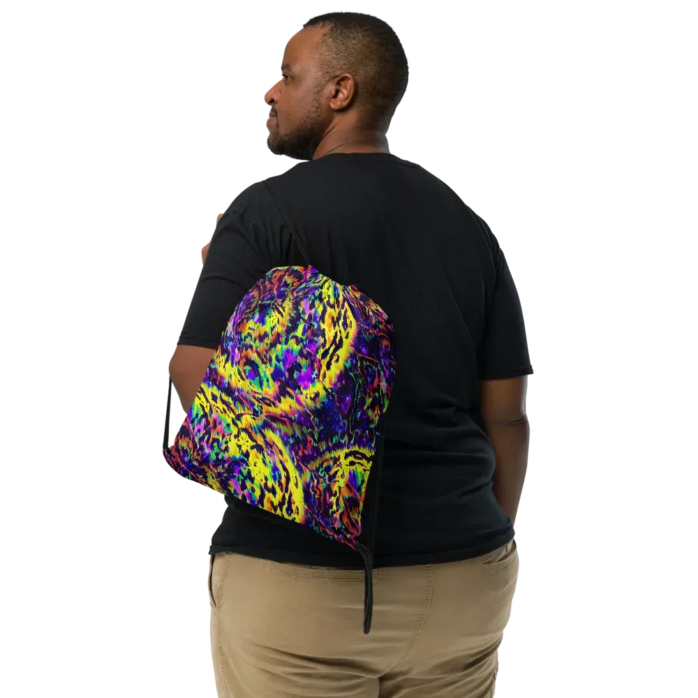 Colorstorm Noir on Drawstring Bag — Front
