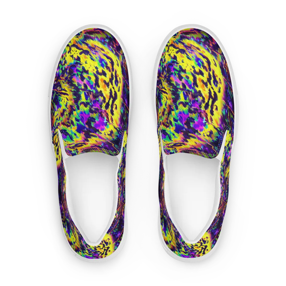 Colorstorm Noir on Women's Slip-On Canvas Shoes — Front