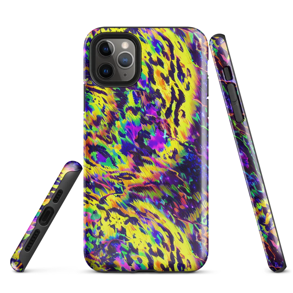 Colorstorm Noir on Tough Case for iPhone® — Front