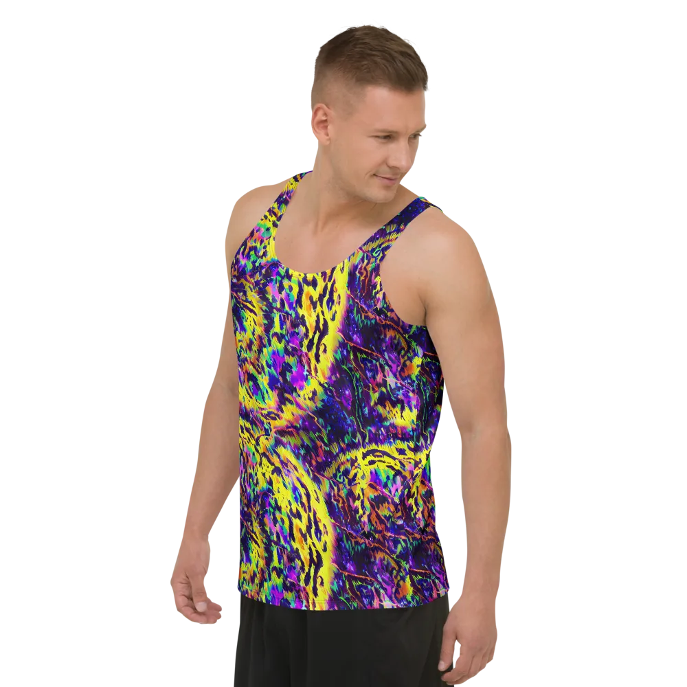Colorstorm Noir on Men's Tank Top — Left Front