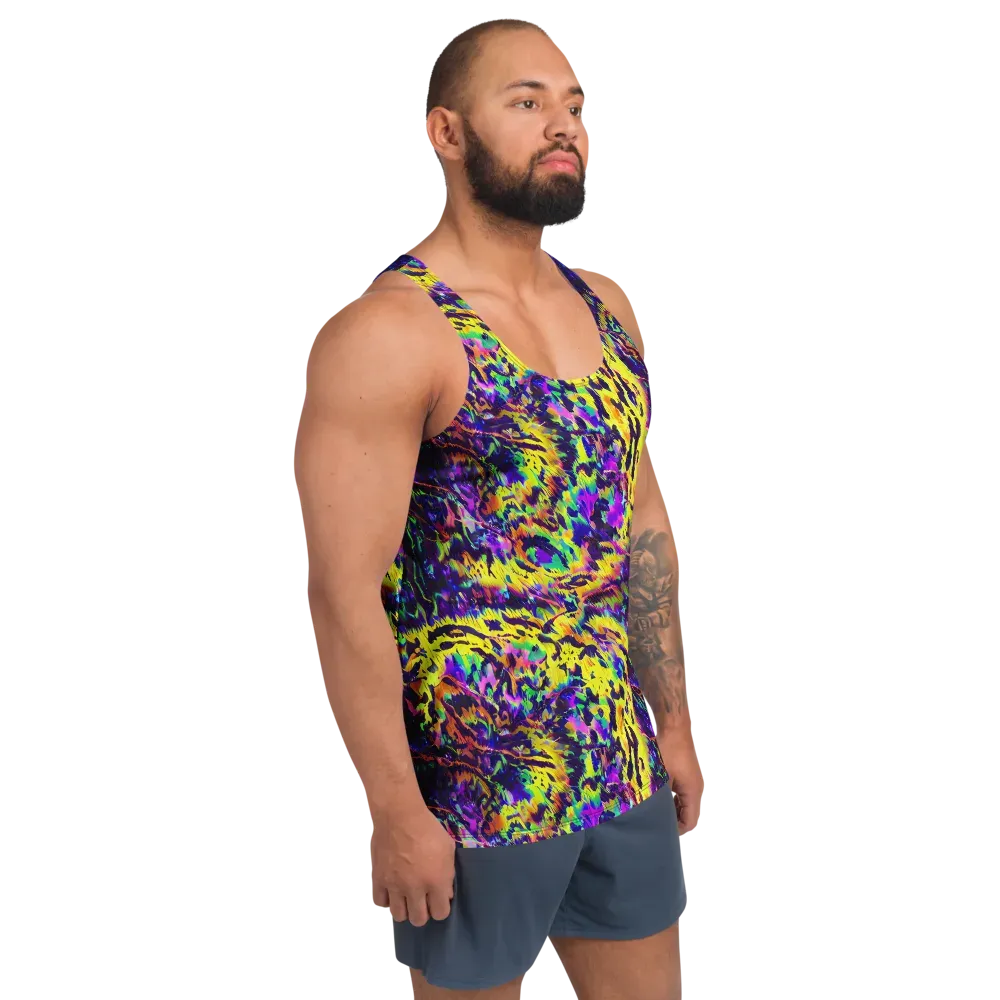 Colorstorm Noir on Men's Tank Top — Right Front