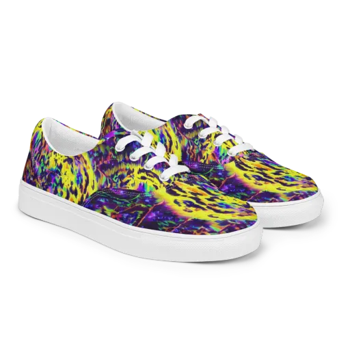 Colorstorm Noir on a Men's Lace-Up Canvas Shoes