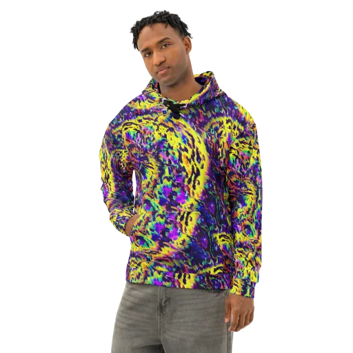 Colorstorm Noir on a Cotton Hoodie