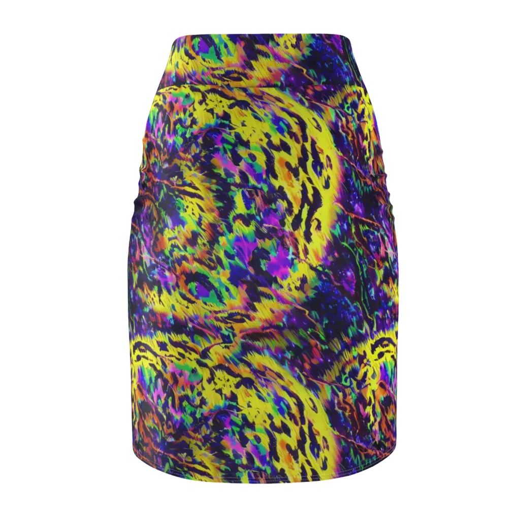 Colorstorm Noir on Pencil Skirt — Back