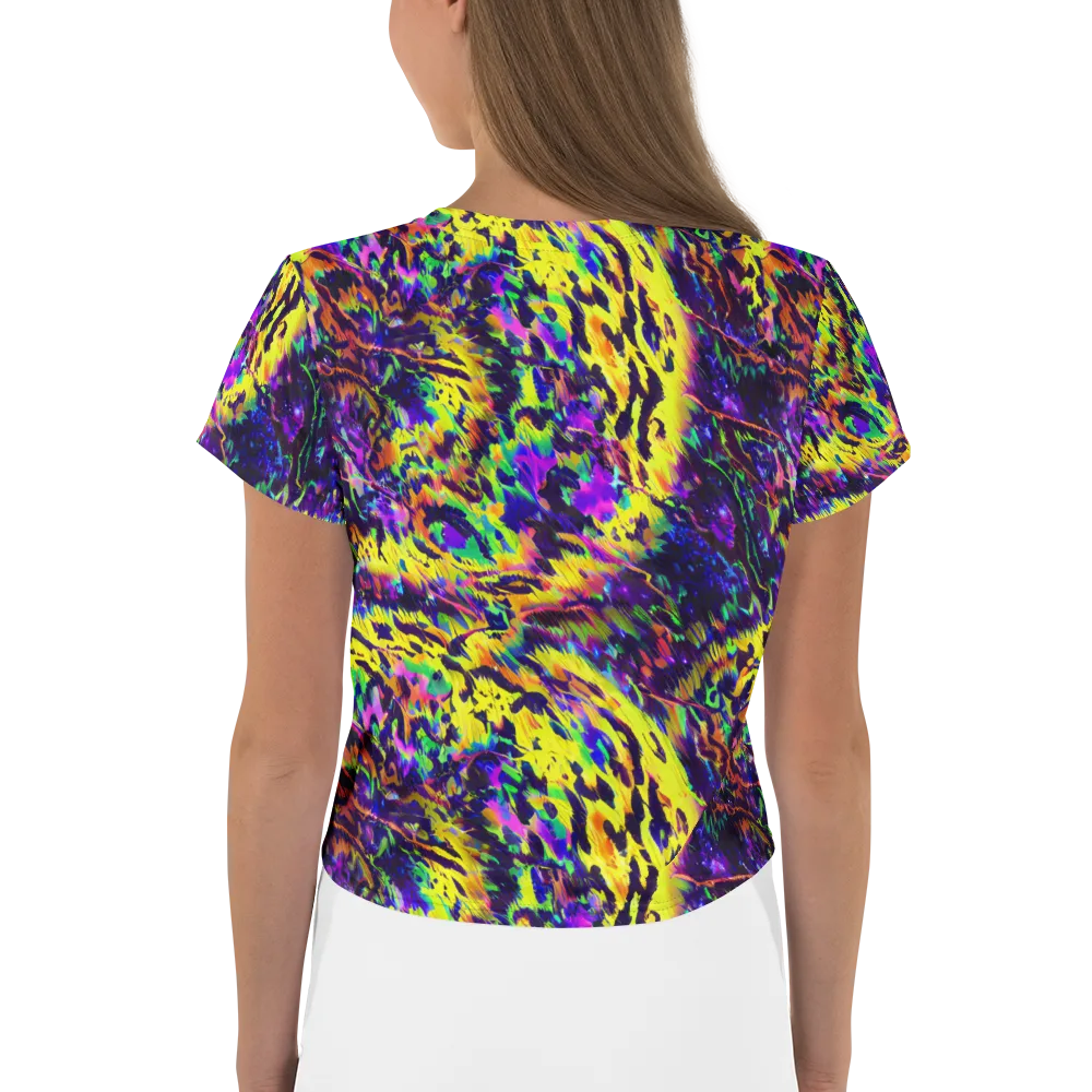 Colorstorm Noir on Crop Tee — Back