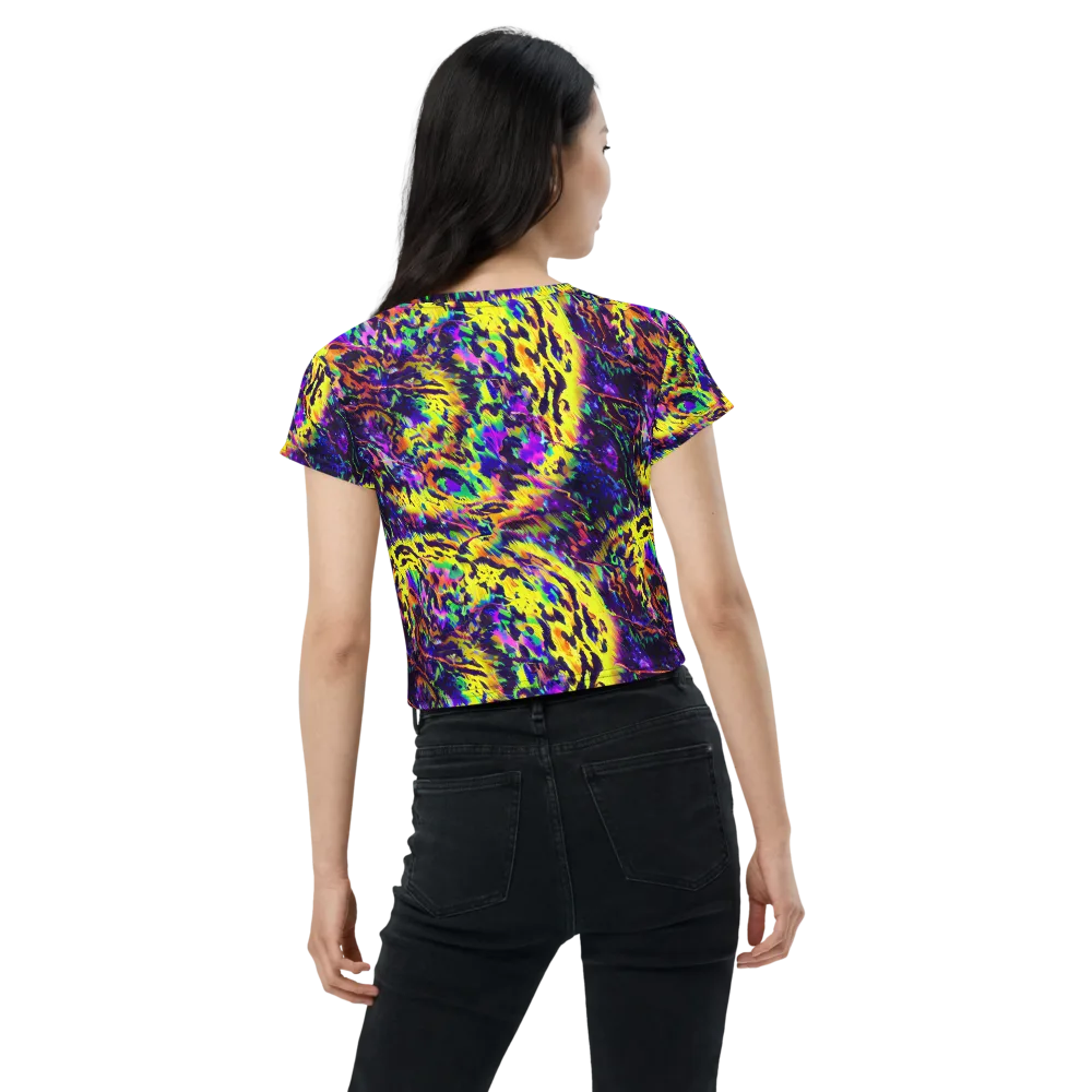 Colorstorm Noir on Crop Tee — Back