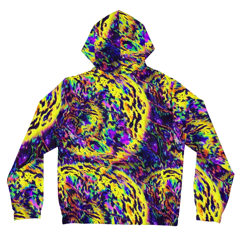 Colorstorm Noir on Women's Full-Zip Hoodie — Back