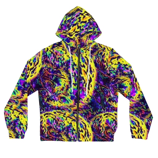 Colorstorm Noir on a Women's Full-Zip Hoodie