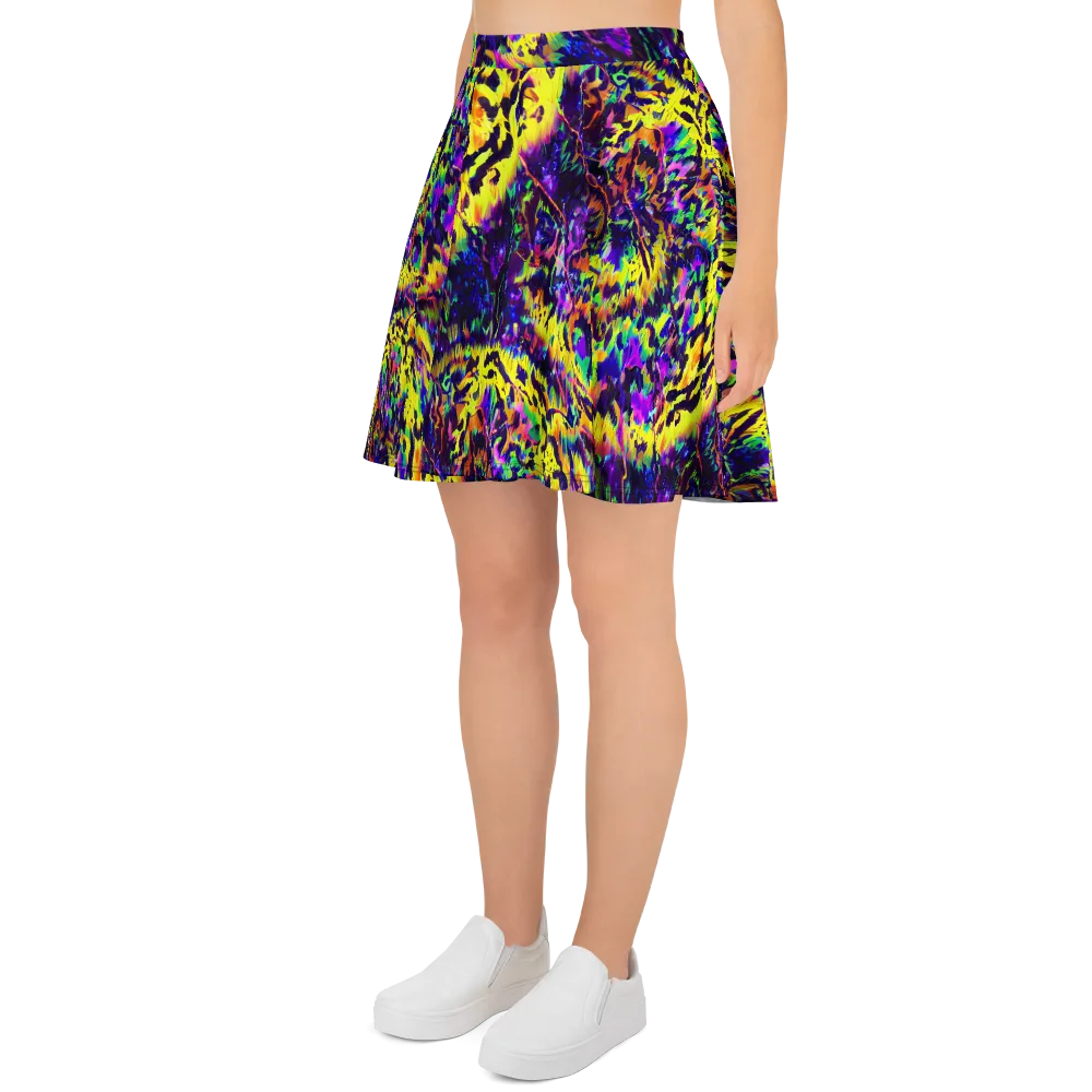 Colorstorm Noir on Skater Skirt — Left