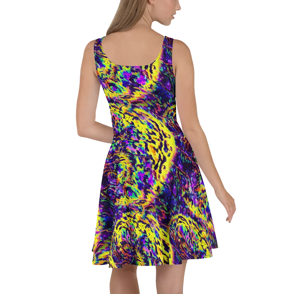 Colorstorm Noir on Skater Dress — Back