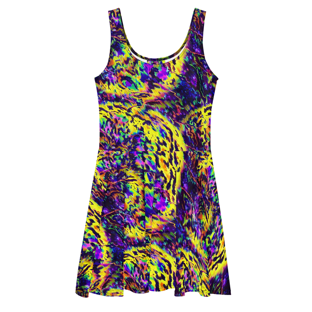 Colorstorm Noir on Skater Dress — Front