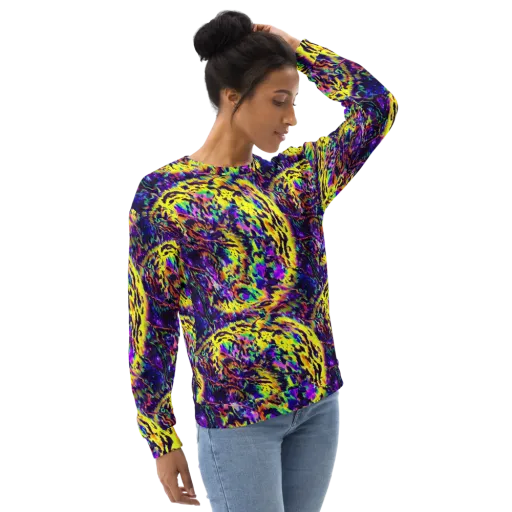 Colorstorm Noir on a Sweatshirt