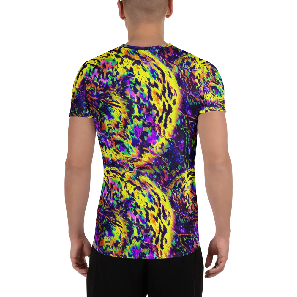 Colorstorm Noir on Men's Athletic T-Shirt — Back