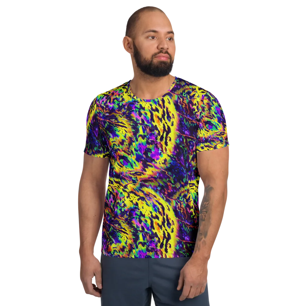 Colorstorm Noir on Men's Athletic T-Shirt — Front