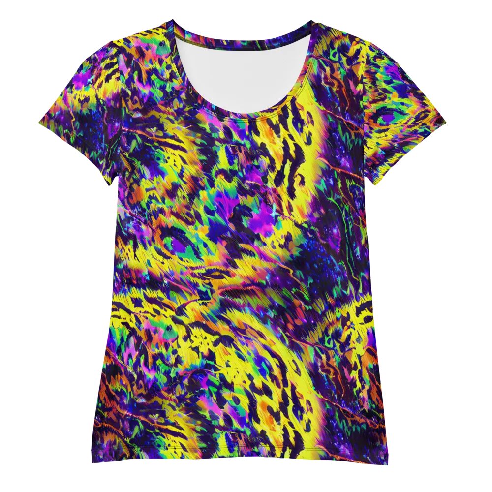 Colorstorm Noir on Women's Athletic T-Shirt — Front